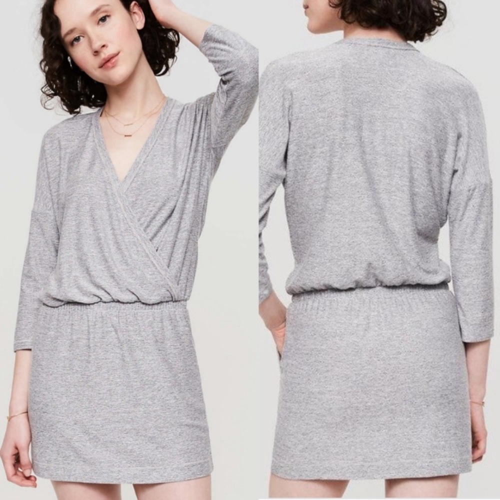 Lou & Grey Marlknit Blouson Dress